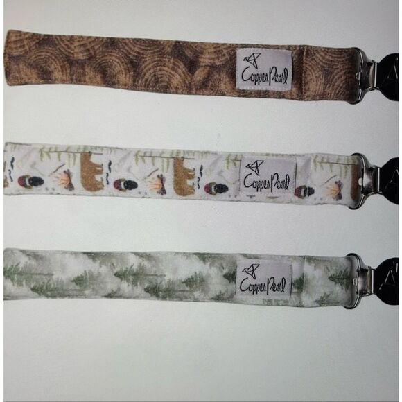 ❤️Copper Pearl Lumberjack Binky Clips 3Pack - Picture 5 of 5